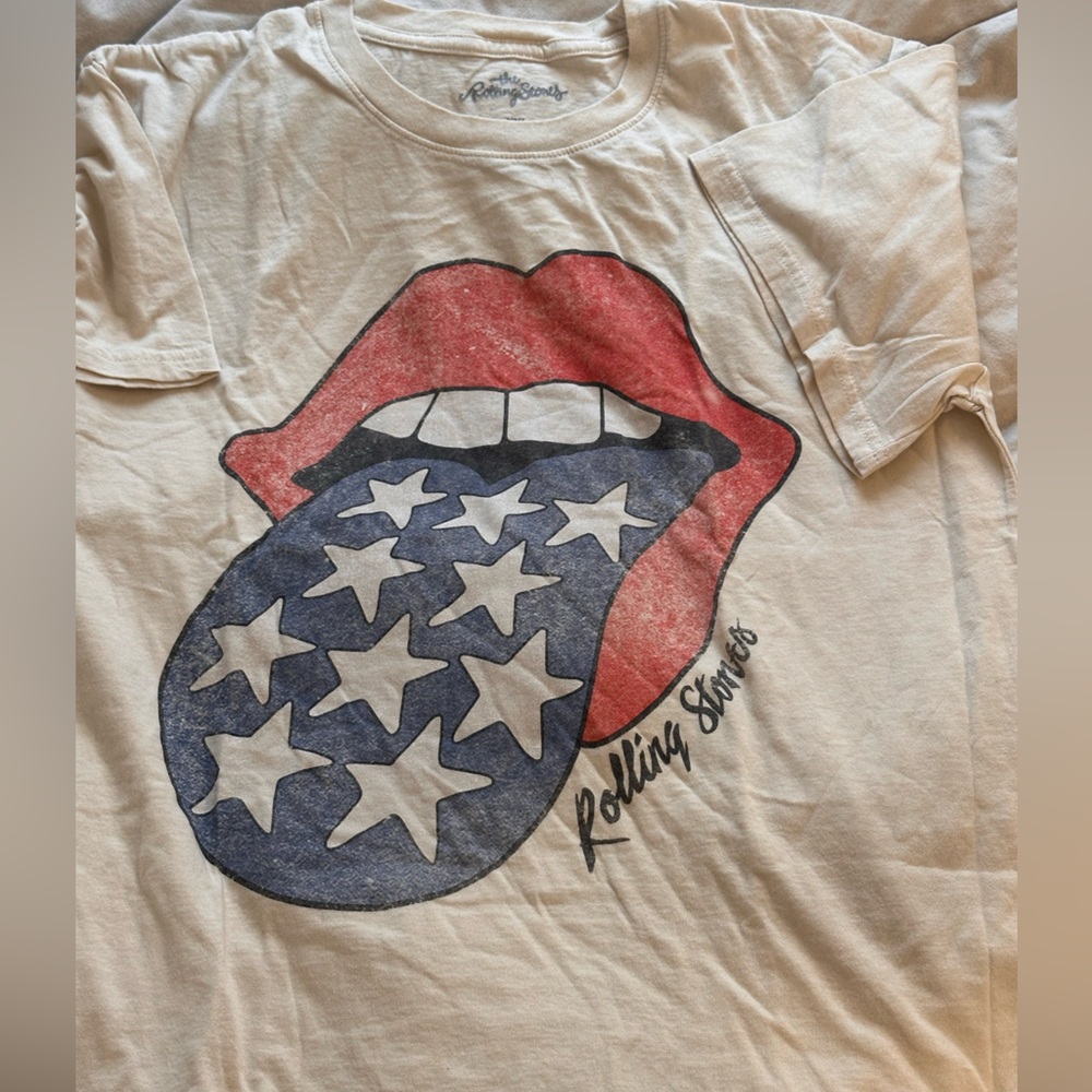 Rolling Stones Graphic Tee - XXL - 100% Cotton - Stars
